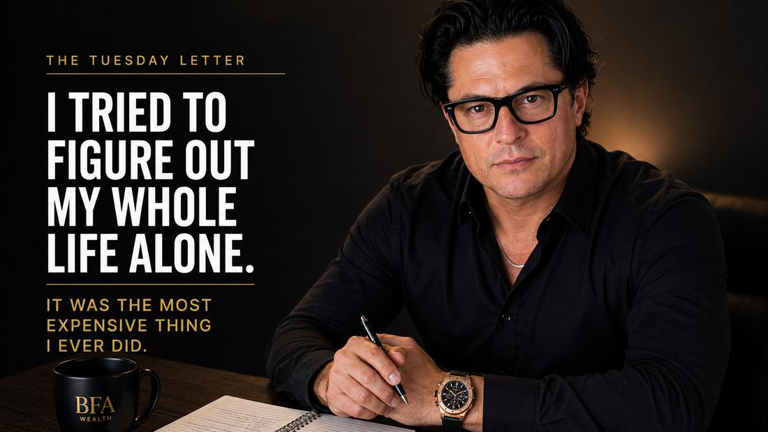 The Tuesday Letter: I tried to figure out my whole life alone. It was the most expensive thing I ever did. Mateo Dellovo, Tuesday, June 2nd, 2026.