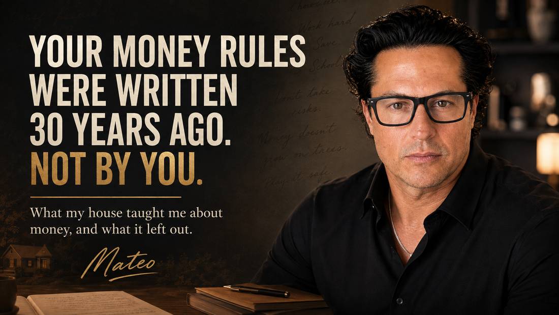 The Friday Letter: Your Money Rules Were Written 30 Years Ago. Not by You. Mateo Dellovo, Friday, August 21st, 2026.
